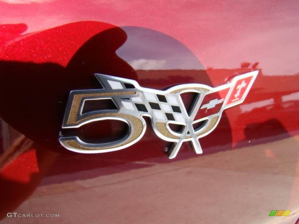 2003 Corvette Coupe - 50th Anniversary Red / Light Oak photo #26