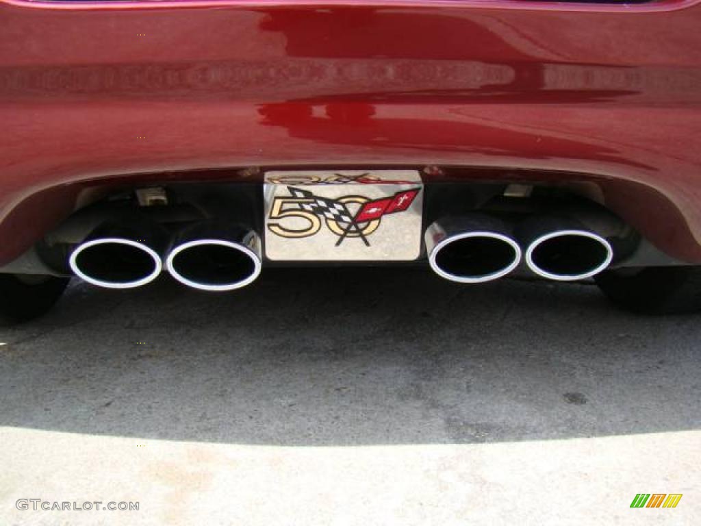 2003 Corvette Coupe - 50th Anniversary Red / Light Oak photo #27