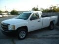 2007 Summit White Chevrolet Silverado 1500 Work Truck Regular Cab  photo #1
