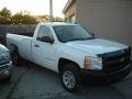 2007 Summit White Chevrolet Silverado 1500 Work Truck Regular Cab  photo #2