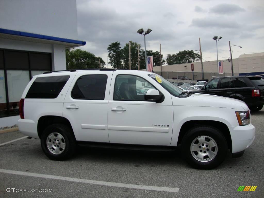 2007 Tahoe LT 4x4 - Summit White / Ebony photo #6