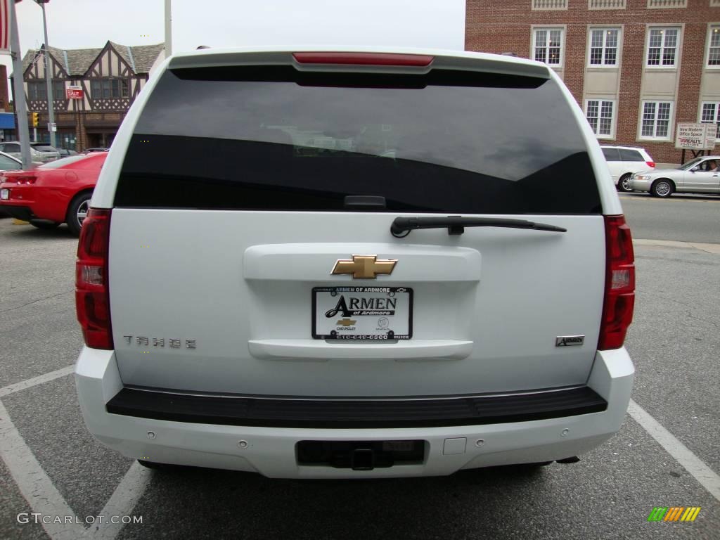 2007 Tahoe LT 4x4 - Summit White / Ebony photo #8