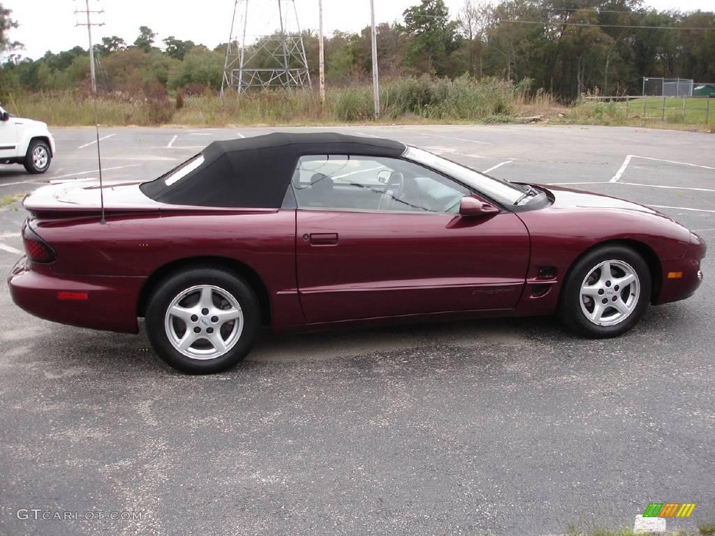 2002 Firebird Convertible - Maple Red Metallic / Ebony Black photo #3