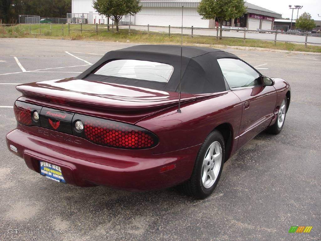 2002 Firebird Convertible - Maple Red Metallic / Ebony Black photo #4