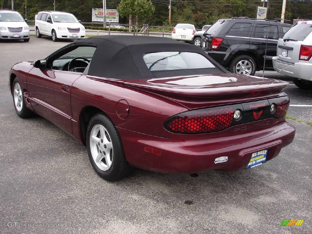 2002 Firebird Convertible - Maple Red Metallic / Ebony Black photo #5