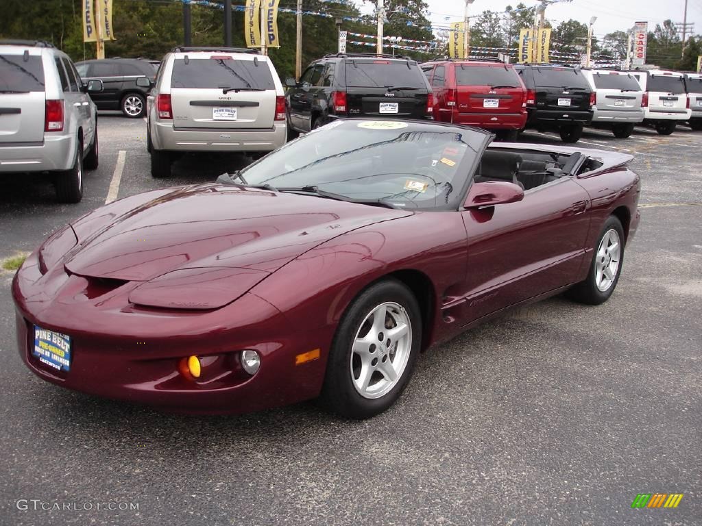 2002 Firebird Convertible - Maple Red Metallic / Ebony Black photo #7