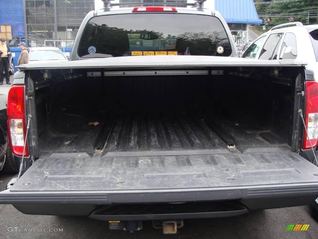 2005 Frontier LE Crew Cab 4x4 - Storm Gray Metallic / Steel photo #19