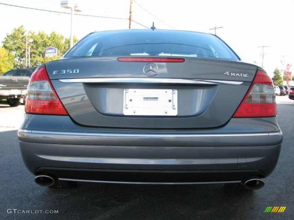 2009 E 350 4Matic Sedan - Flint Grey Metallic / Black photo #4