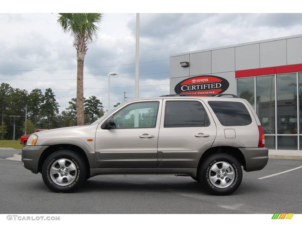 2002 Tribute LX V6 - Parchment Gold Metallic / Beige photo #1