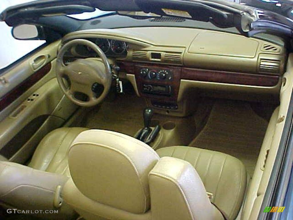 2001 Sebring LXi Convertible - Shale Green Metallic / Sandstone photo #6