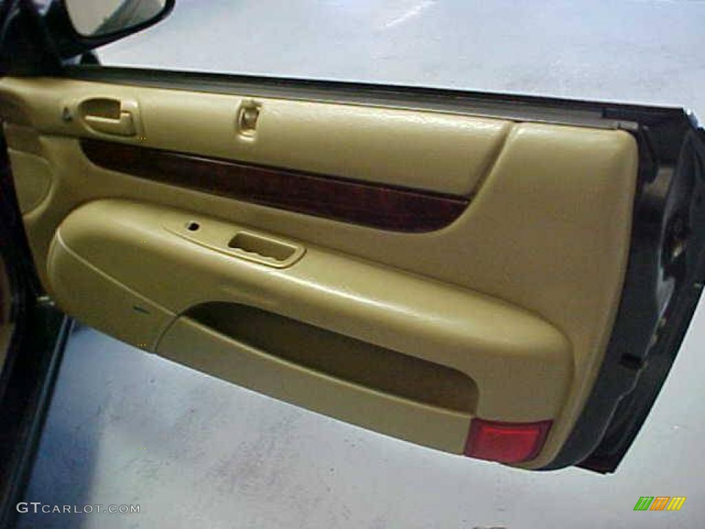 2001 Sebring LXi Convertible - Shale Green Metallic / Sandstone photo #7