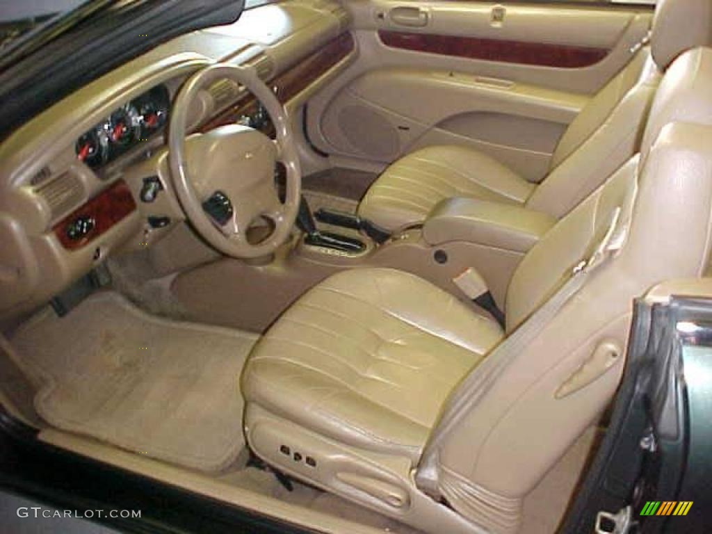 2001 Sebring LXi Convertible - Shale Green Metallic / Sandstone photo #12