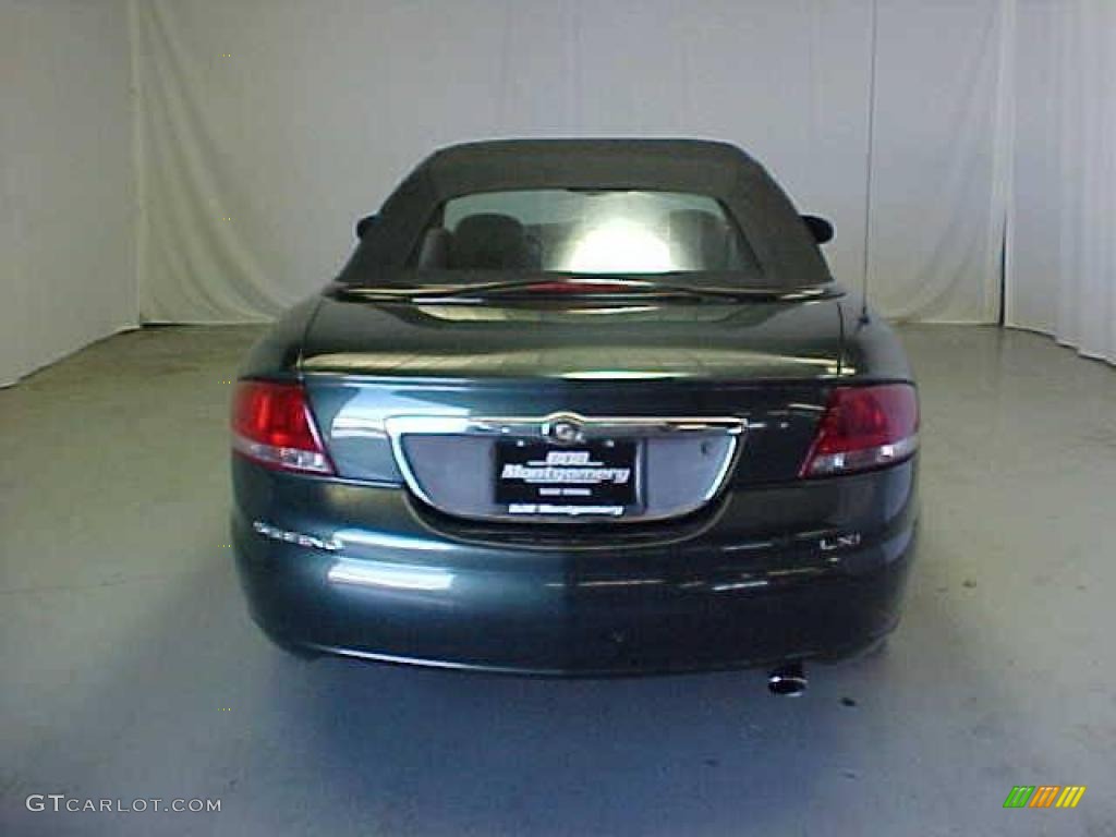 2001 Sebring LXi Convertible - Shale Green Metallic / Sandstone photo #20