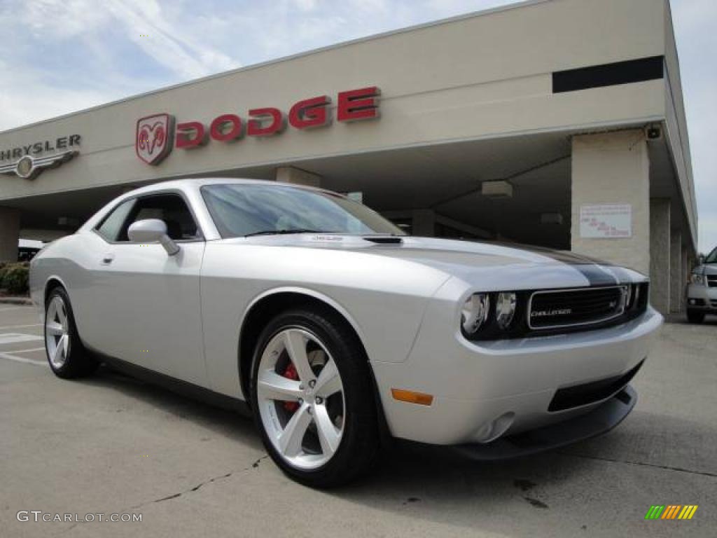 2010 Challenger SRT8 - Bright Silver Metallic / Dark Slate Gray photo #1