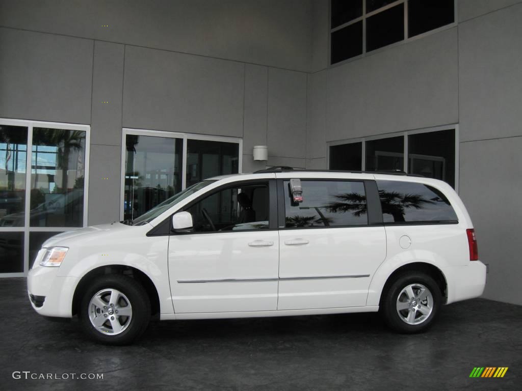 2010 Grand Caravan SXT - Stone White / Medium Slate Gray/Light Shale photo #5