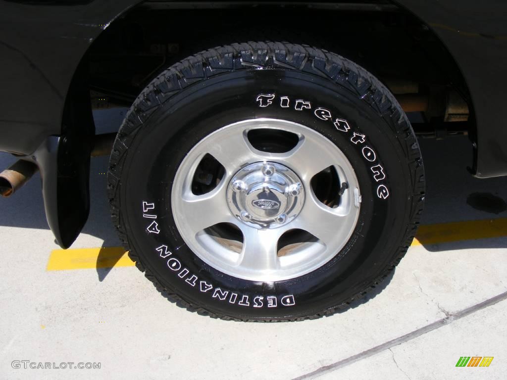 2002 F150 XLT SuperCab - Black / Dark Graphite photo #16