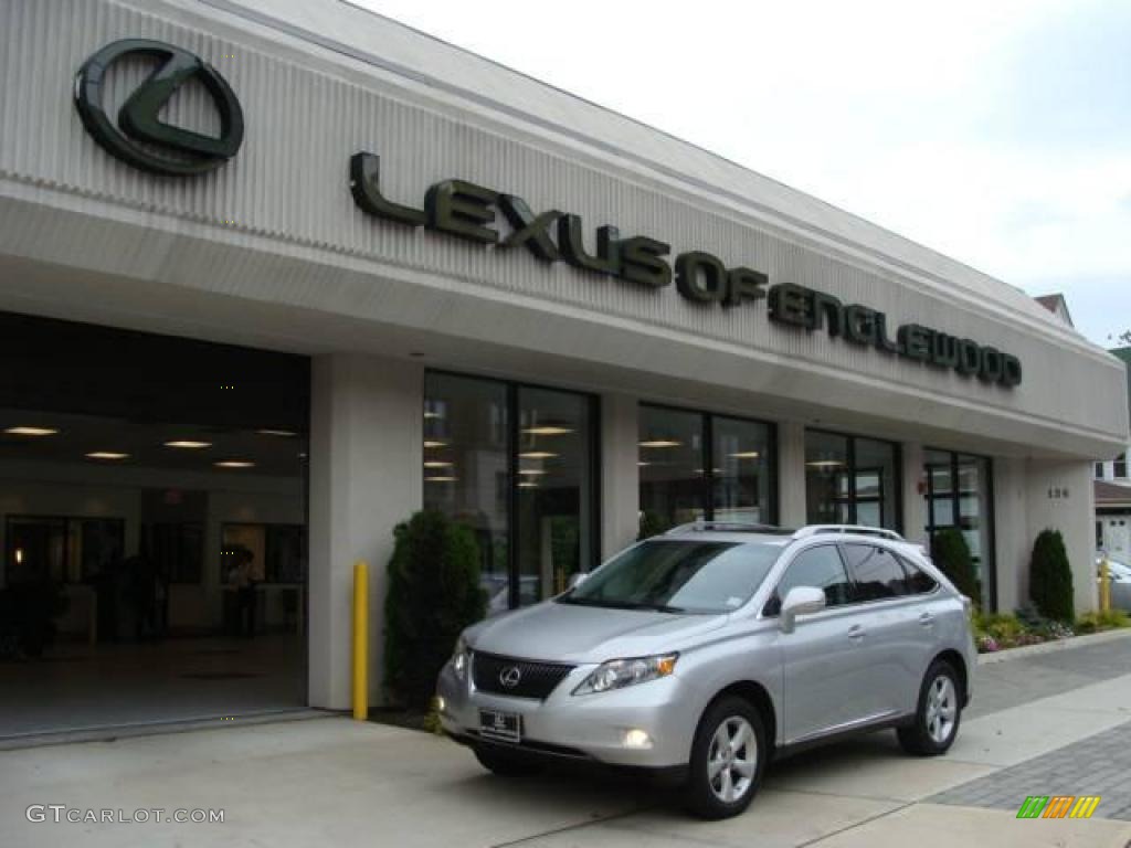 2010 RX 350 AWD - Tungsten Silver Pearl / Black/Brown Walnut photo #1