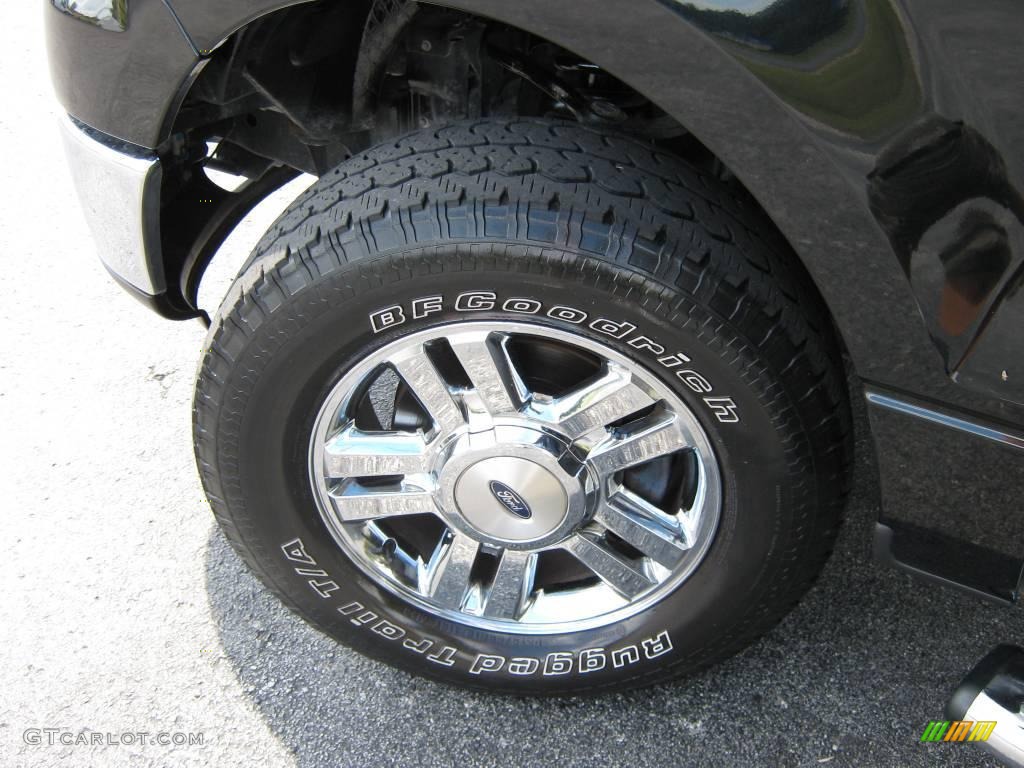 2006 F150 XLT SuperCab 4x4 - Black / Medium Flint photo #14