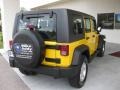 2008 Detonator Yellow Jeep Wrangler Unlimited X 4x4  photo #5