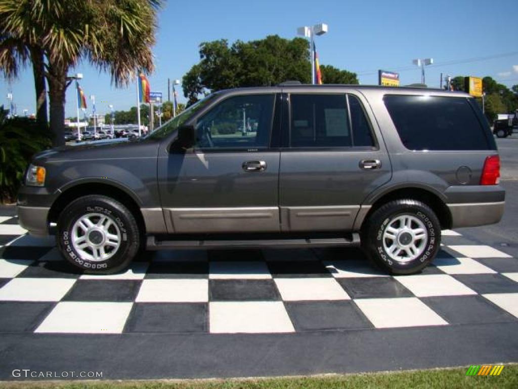 2003 Expedition XLT 4x4 - Dark Shadow Grey Metallic / Flint Grey photo #6