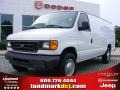 2003 Oxford White Ford E Series Van E250 Extended Cargo  photo #1