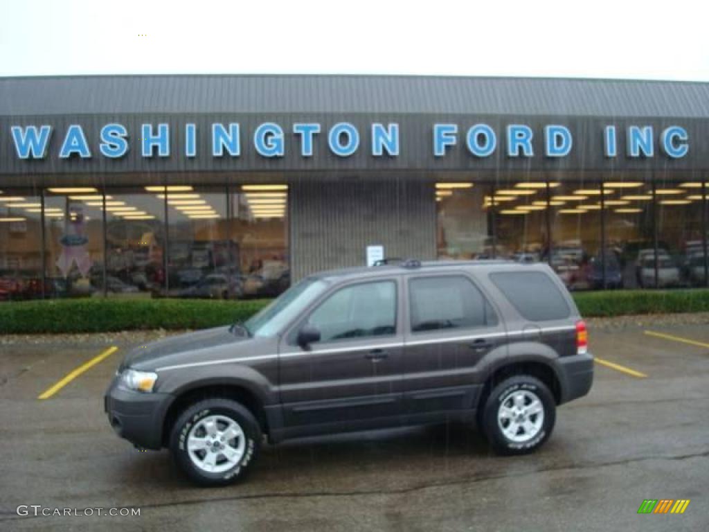 2007 Escape XLT V6 4WD - Dark Stone Metallic / Medium/Dark Flint photo #1