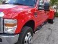 2008 Bright Red Ford F350 Super Duty XLT Crew Cab 4x4 Dually  photo #11