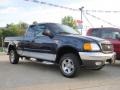 2004 True Blue Metallic Ford F150 XLT Heritage SuperCab 4x4  photo #2