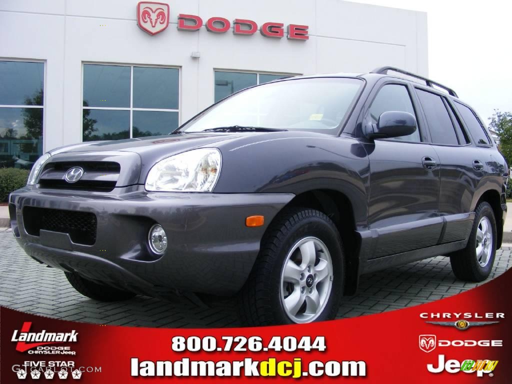 2005 Santa Fe GLS - Pewter Gray / Gray photo #1