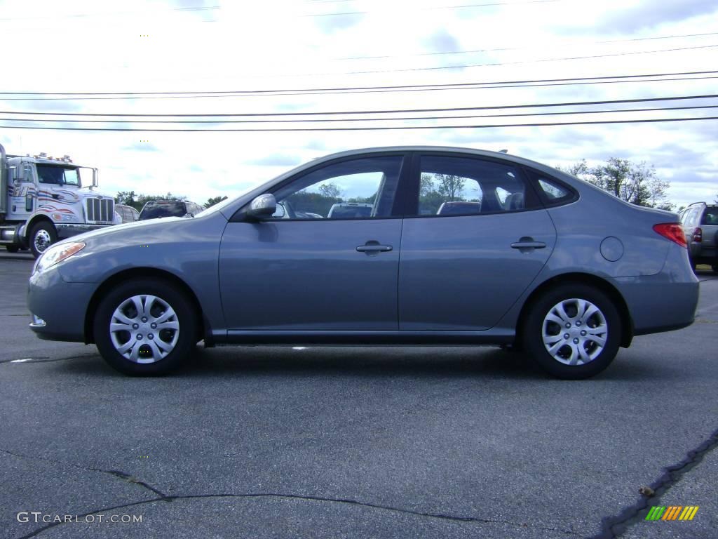 2009 Elantra GLS Sedan - Carbon Gray / Gray photo #4