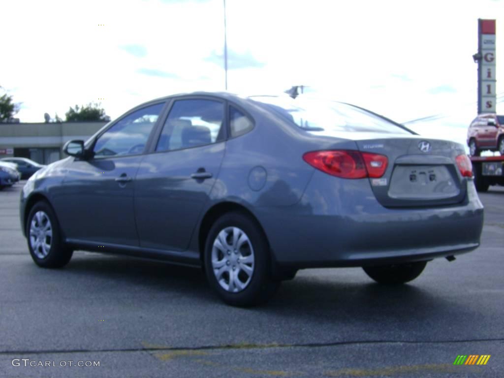 2009 Elantra GLS Sedan - Carbon Gray / Gray photo #5