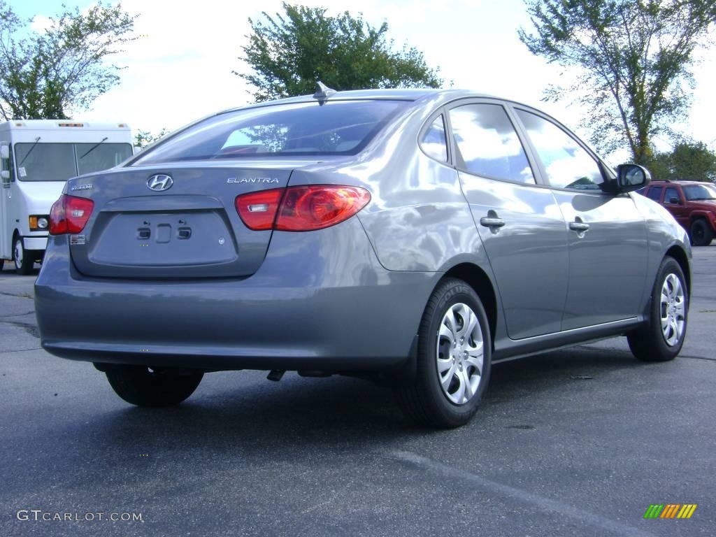 2009 Elantra GLS Sedan - Carbon Gray / Gray photo #7
