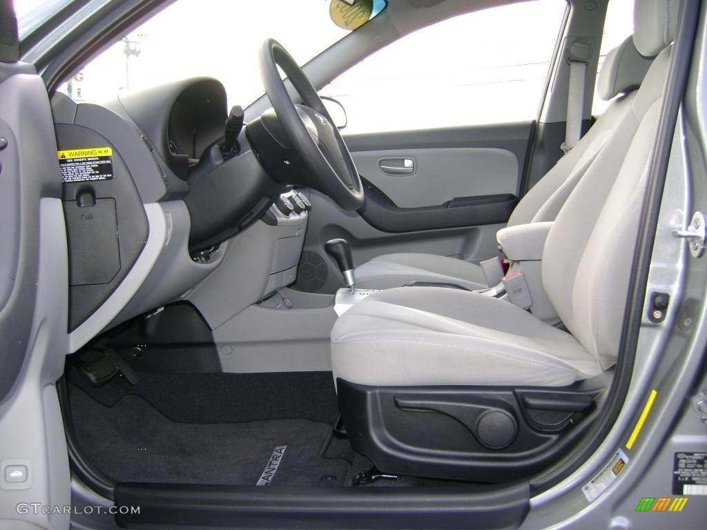 2009 Elantra GLS Sedan - Carbon Gray / Gray photo #10