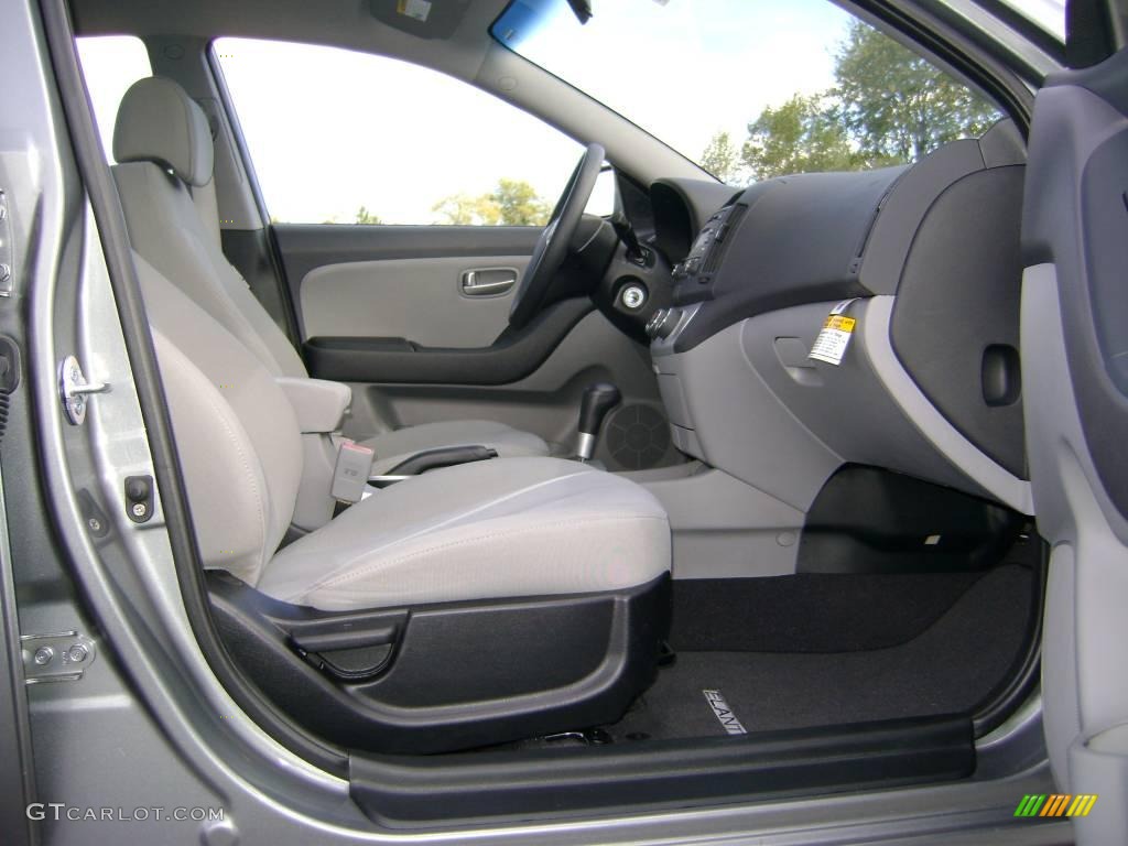 2009 Elantra GLS Sedan - Carbon Gray / Gray photo #11
