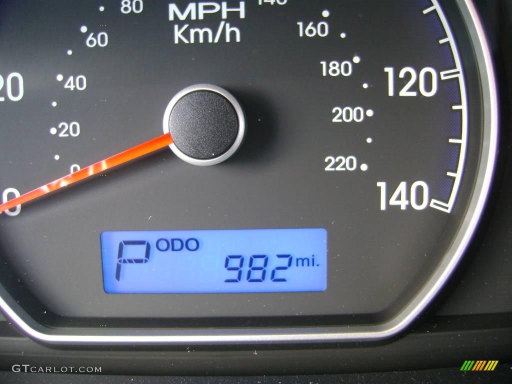 2009 Elantra GLS Sedan - Carbon Gray / Gray photo #14