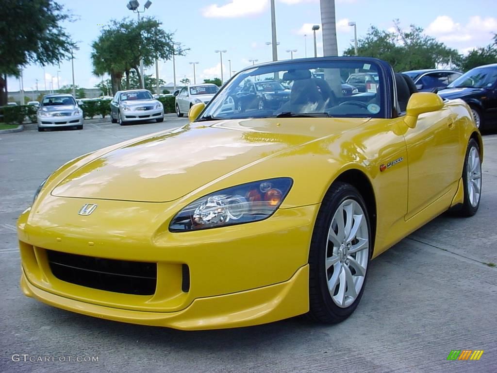 2006 S2000 Roadster - Rio Yellow Pearl / Black photo #2