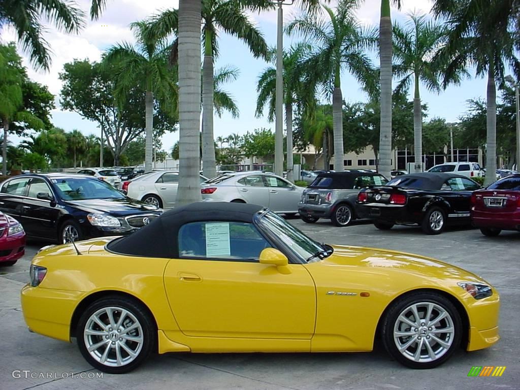 2006 S2000 Roadster - Rio Yellow Pearl / Black photo #8