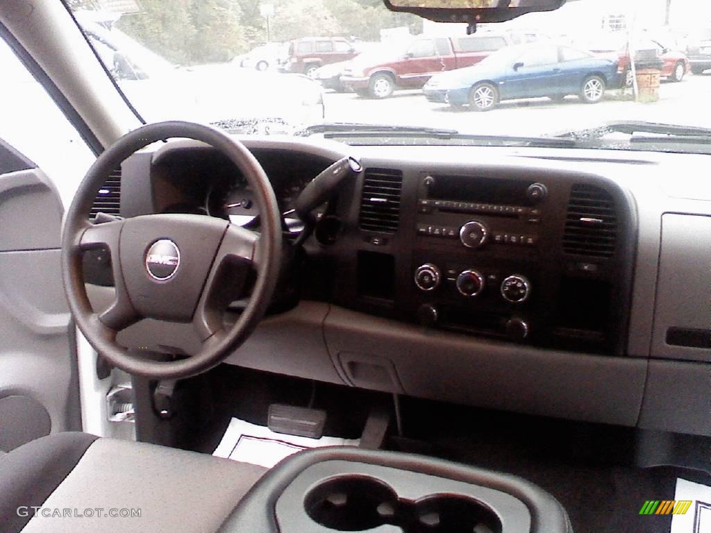2007 Sierra 1500 Extended Cab 4x4 - Summit White / Dark Titanium photo #11