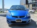 2008 Vivid Blue Pearl Honda Fit Hatchback  photo #2