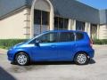 2008 Vivid Blue Pearl Honda Fit Hatchback  photo #4