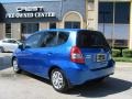 2008 Vivid Blue Pearl Honda Fit Hatchback  photo #5