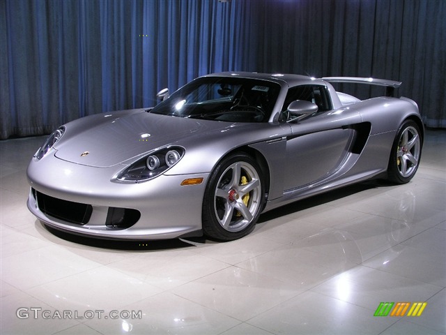 GT Silver Metallic 2005 Porsche Carrera GT Standard Carrera GT Model Exterior Photo #191186