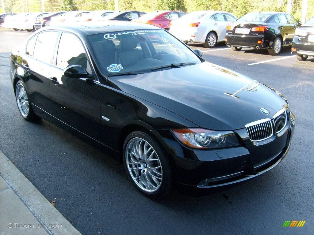 2006 3 Series 330xi Sedan - Jet Black / Black photo #5
