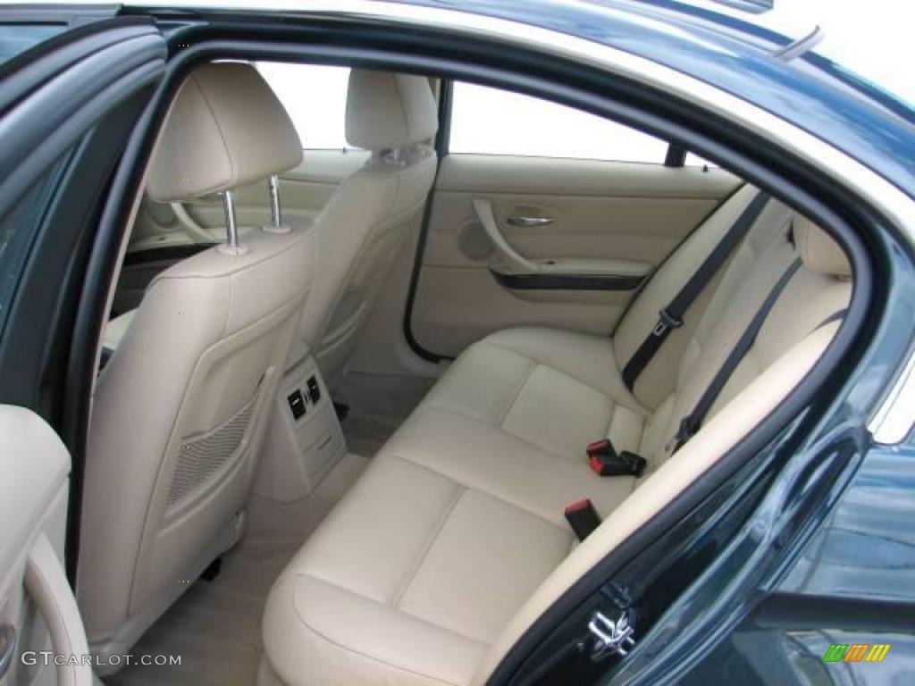 2006 3 Series 330xi Sedan - Deep Green Metallic / Beige photo #6