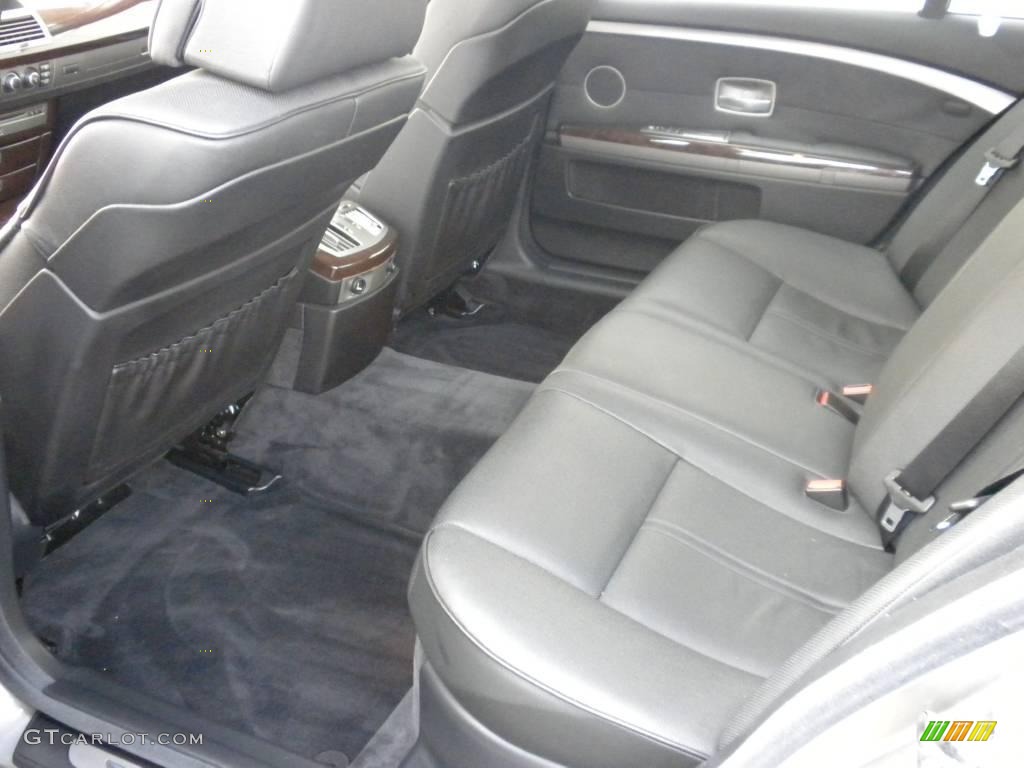 2006 7 Series 750Li Sedan - Sterling Grey Metallic / Black Nasca Leather photo #11