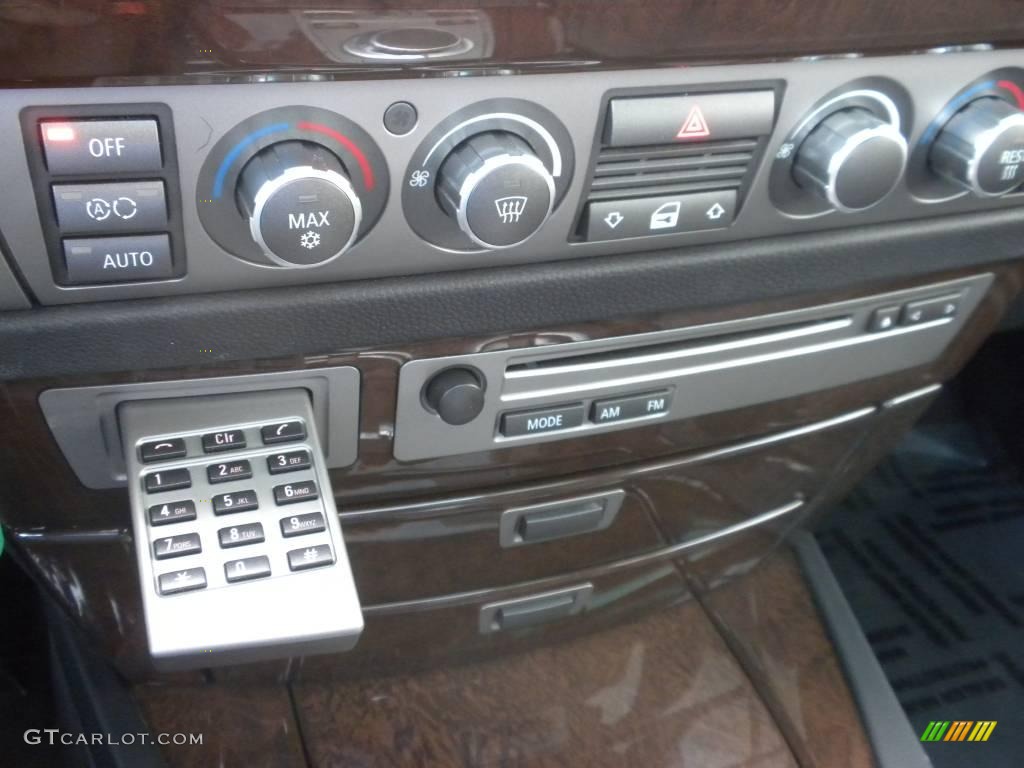2006 7 Series 750Li Sedan - Sterling Grey Metallic / Black Nasca Leather photo #20