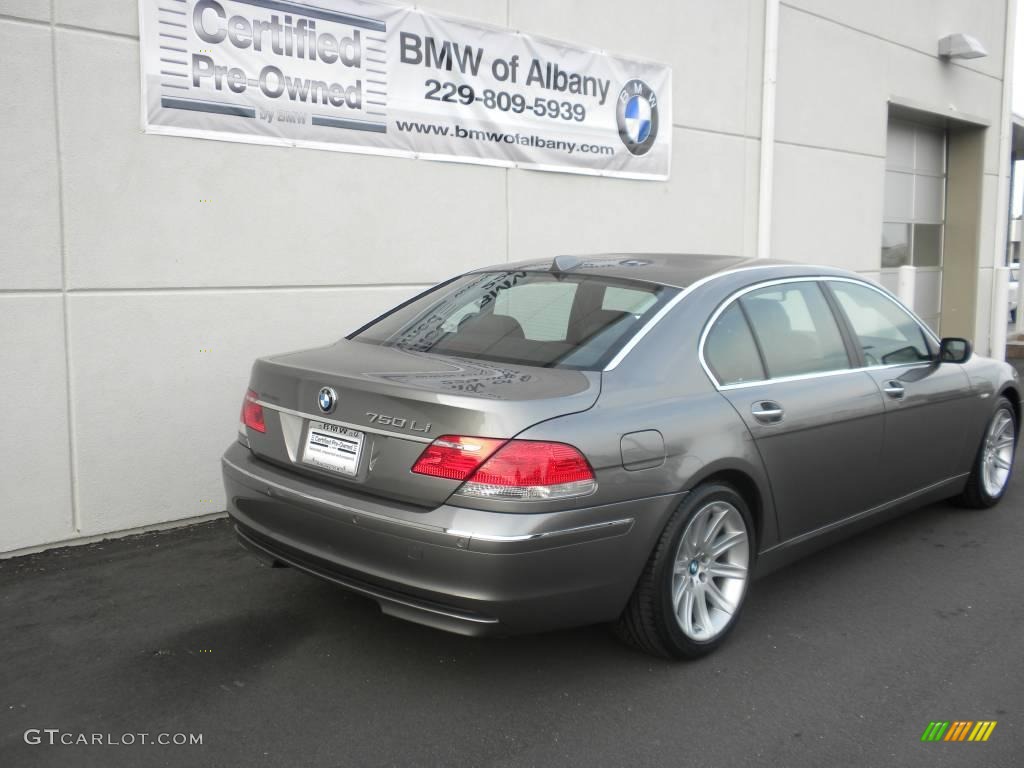 2006 7 Series 750Li Sedan - Sterling Grey Metallic / Black Nasca Leather photo #22