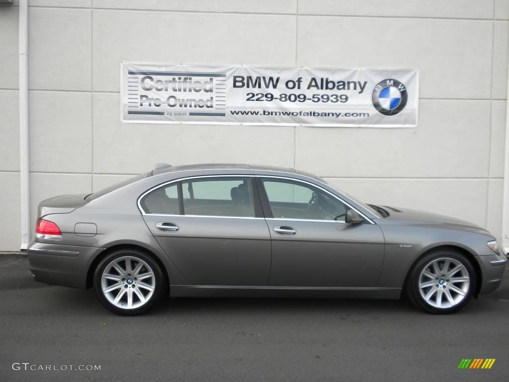 2006 7 Series 750Li Sedan - Sterling Grey Metallic / Black Nasca Leather photo #23