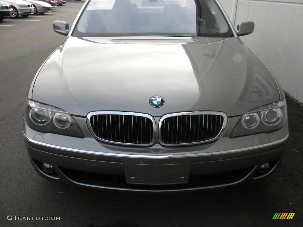 2006 7 Series 750Li Sedan - Sterling Grey Metallic / Black Nasca Leather photo #25