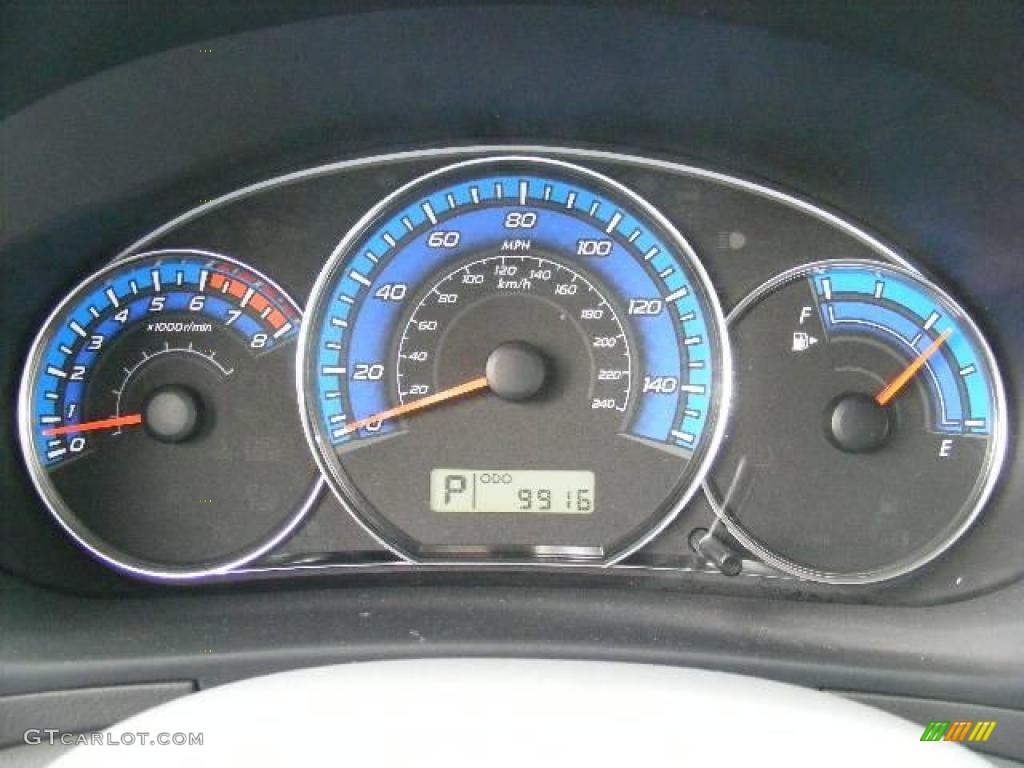 2009 Forester 2.5 X - Steel Silver Metallic / Platinum photo #16
